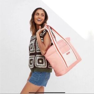 L*Space Coastal Cooler Bag NEW Insulated Shoulder Tote Beach Picnic